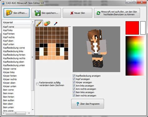 minecraft skins erstellen|Minecraft Skin Editor